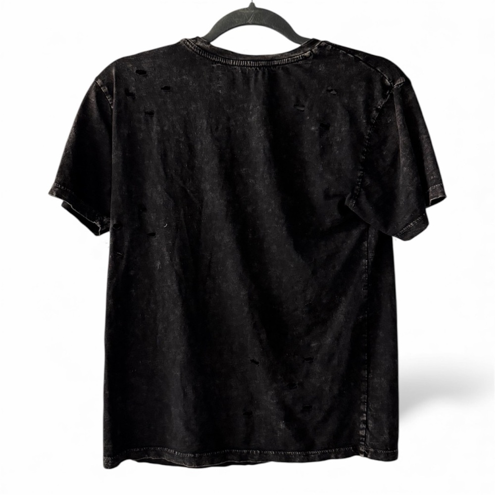 Notting Hill Distressed Faded Gray T-Shirt - Picture 2 of 4